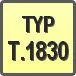 Piktogram - Typ: T.1830